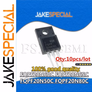 10PCS TO-220 FQPF20N60 Power MOSFET Set