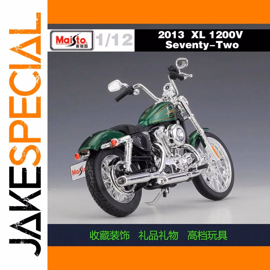 2013 Harley XL 1200V Seventy-Two Model 1:12 Scale - Image 3