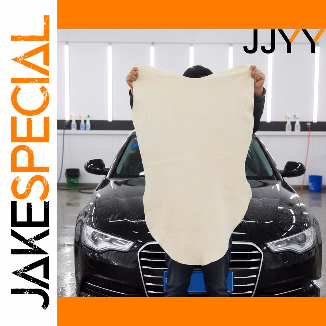 Natural Chamois Leather Cloth for Car Cleaning - Image 7