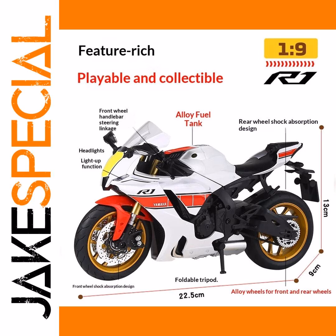 Yamaha R1 1:9 Scale Die-Cast Model - Image 3