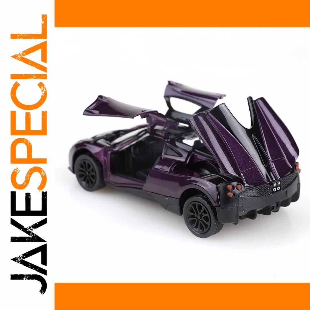1:43 Scale Alloy Racing Car Model with Gullwing Doors - Image 6