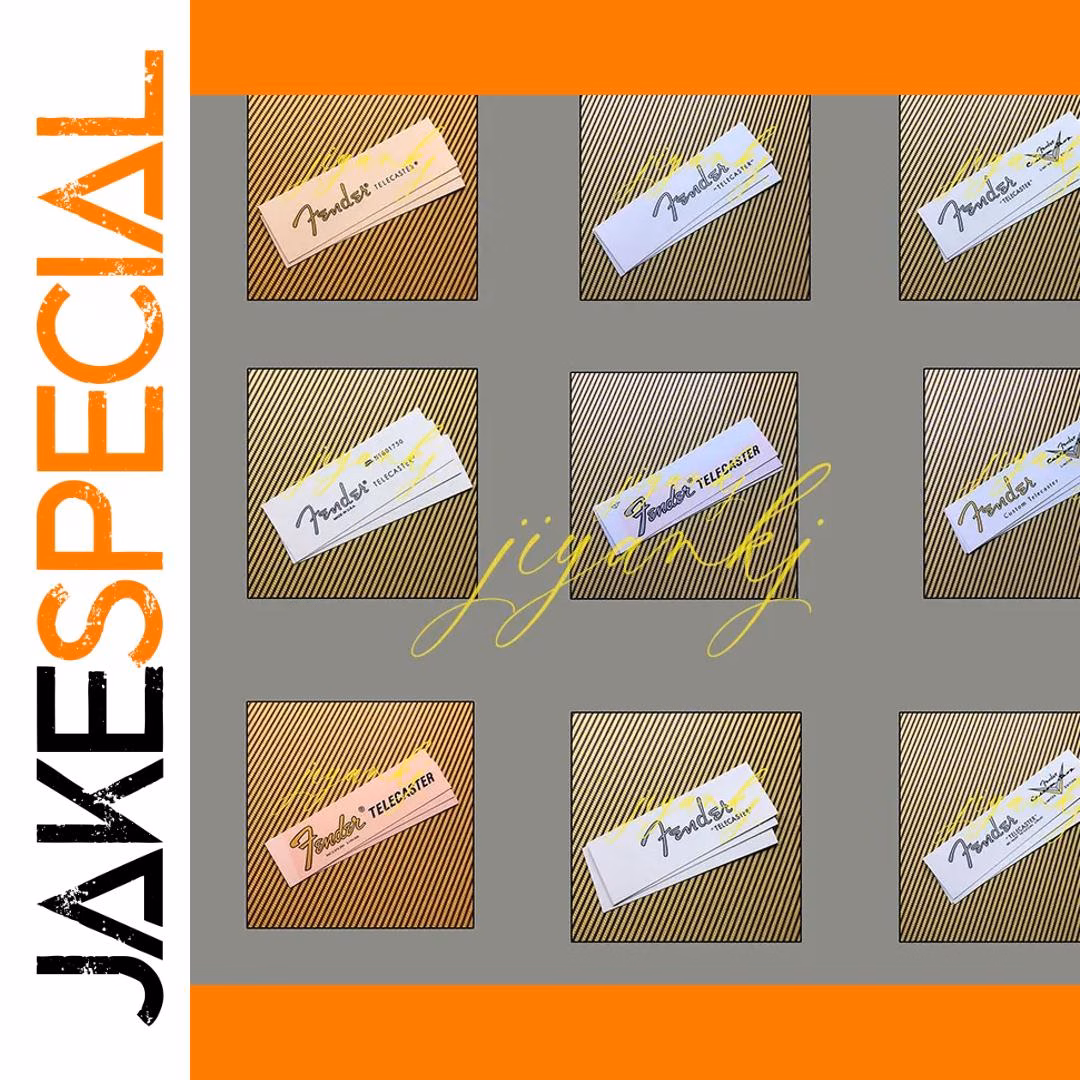 3PCS DIY Waterslide Decal Set for Guitars