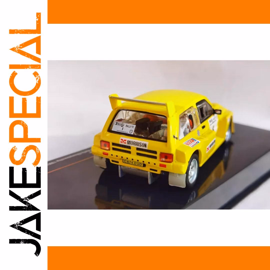 METRO 6R4 #1 1991 Scale Model in Yellow - Image 5