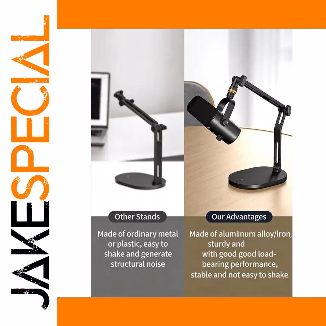 B03F Aluminum Microphone Stand with Adapters - Image 5