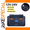 Car USB Adapter Socket for 12V/24V Systems