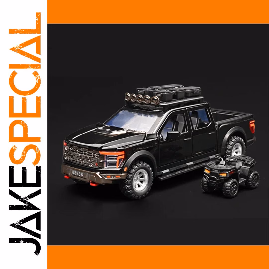 1:24 Scale Ford Raptor F150 Pickup Model - Image 3