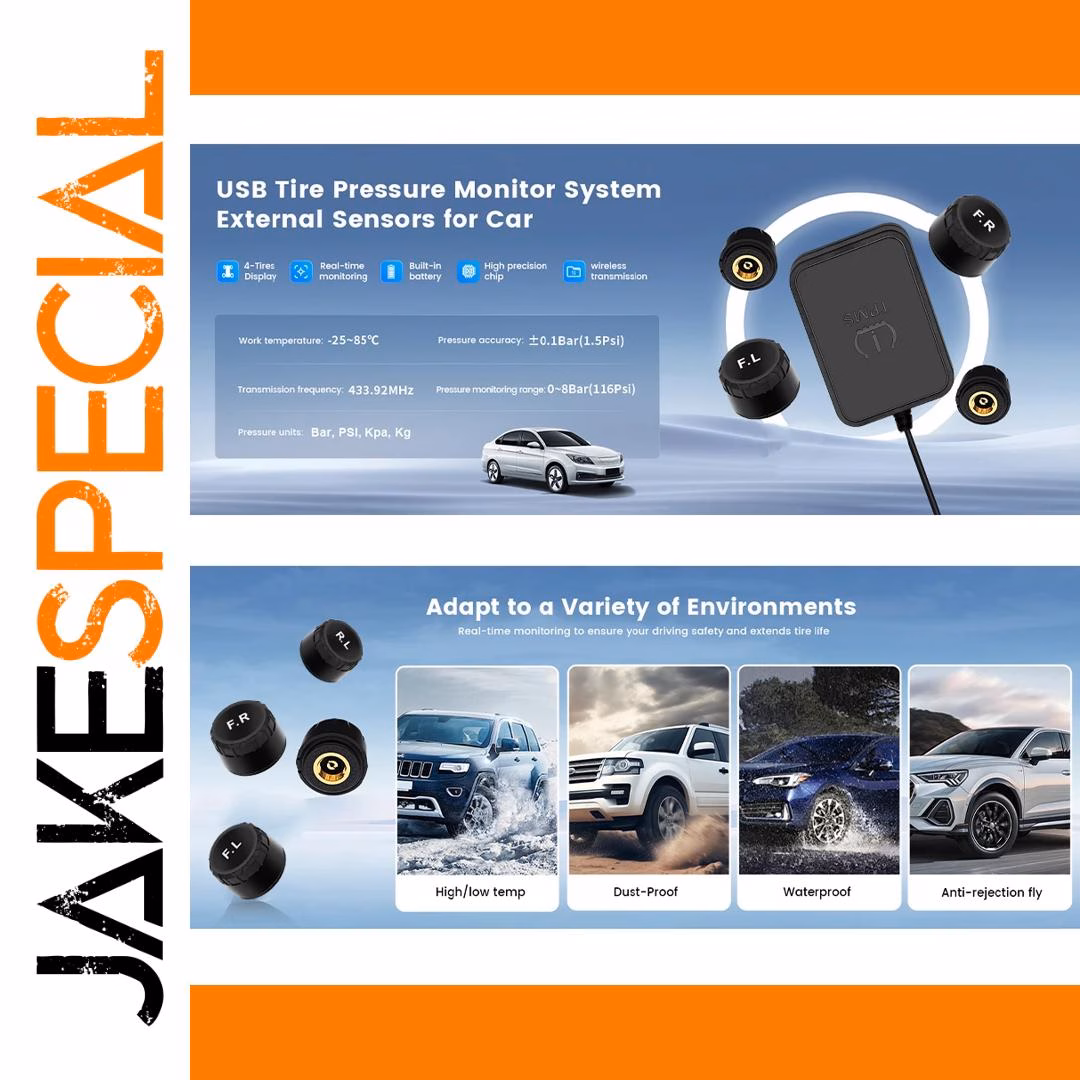 USB Tire Pressure Monitoring System for Android Devices - Image 3