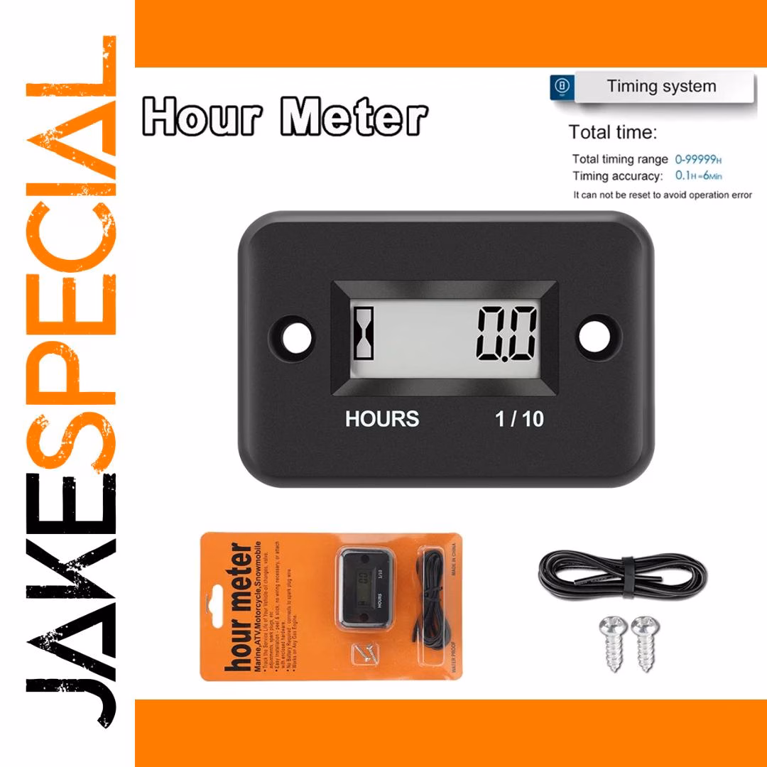 Inductive Timer Motorcycle Engine Hour Meter