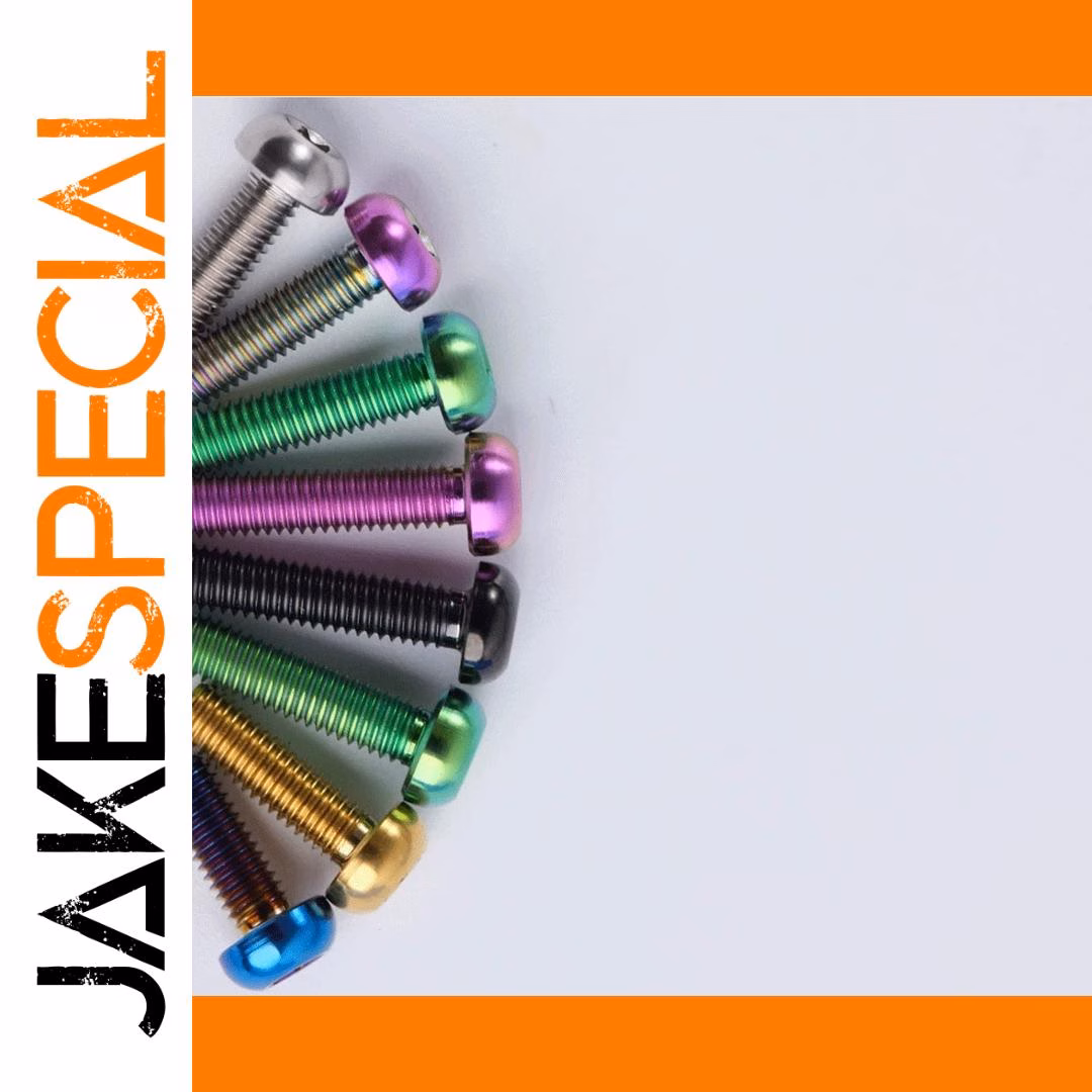 Vibrant Grade 5 Titanium Alloy Screws M3 6-15mm - Image 3