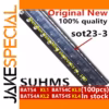 100PCS BAT54 Series Diodes SOT-23-3 Models