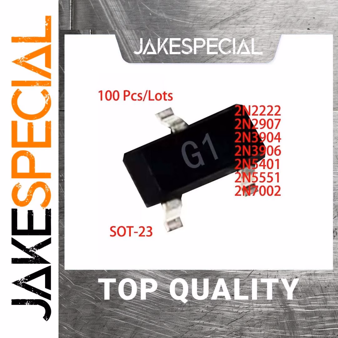 100 PCS SMD Transistor Set SOT-23 Models Included