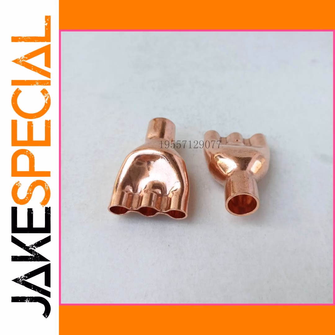 Copper Reducer Y-Shape 4-Way Splitter 850 kPa - Image 3