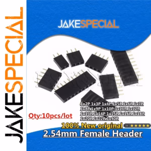 2.54mm Female Header Pack of 10 for PCB Projects