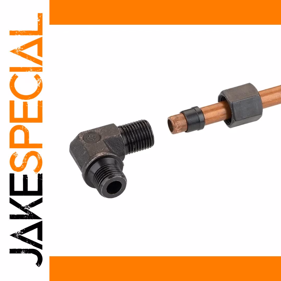 90 Degree Elbow Hydraulic Fitting M10 M14 M16 - Image 2