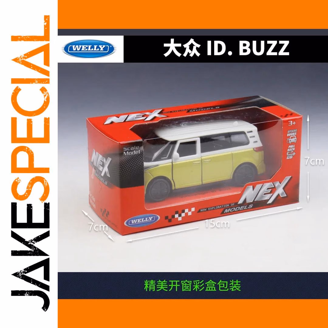 WELLY 1:36 Volkswagen ID BUZZ Model Car - Image 4