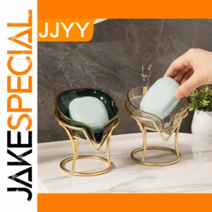Elegant Leaf-Inspired Soap Holder Organiser