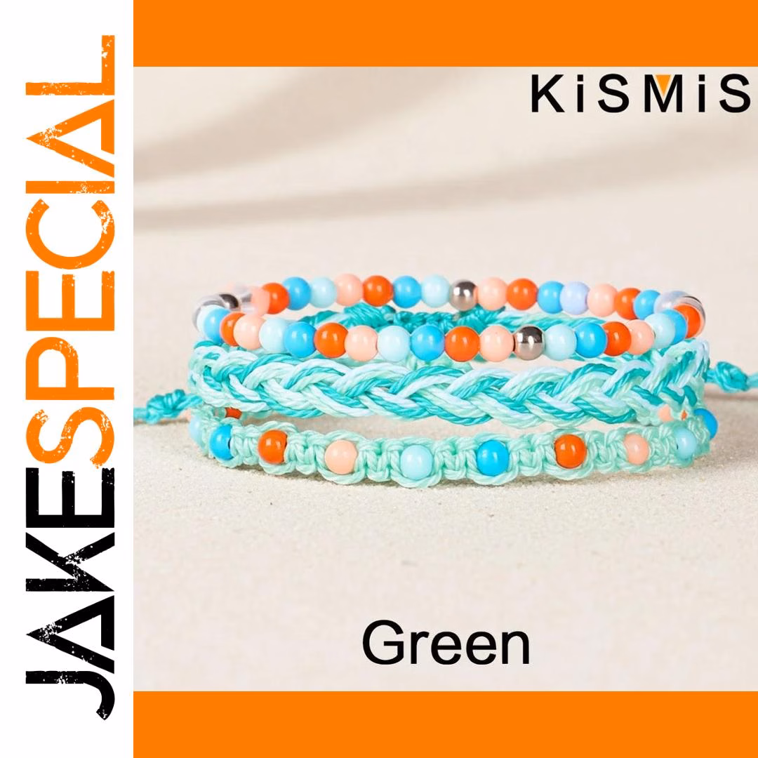 Bohemian Friendship Rope Bracelets Set of Three - Image 8