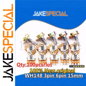 100pcs WH148 Potentiometers Set with Varied Resistance