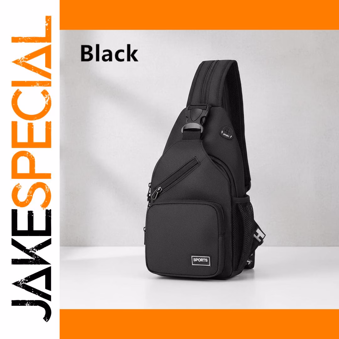 Multi-functional Messenger Shoulder Backpack Red - Image 10