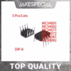 Set of 5 Linear Amplifiers in DIP-8