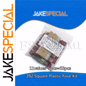 55PCS Square Plastic Fuse Assortment Kit