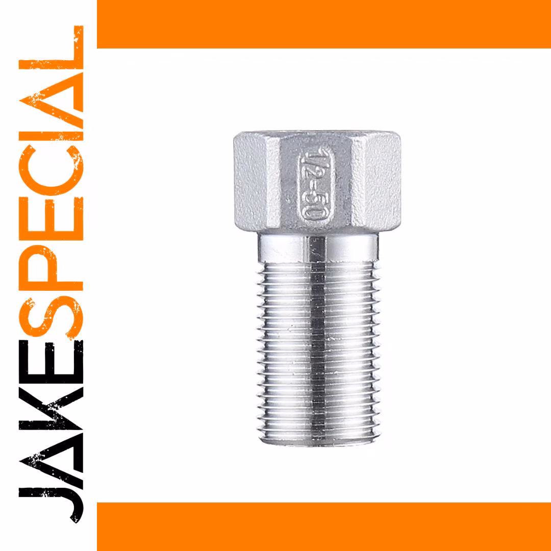 DN15 1/2 BSP Hex Nipple Stainless Steel