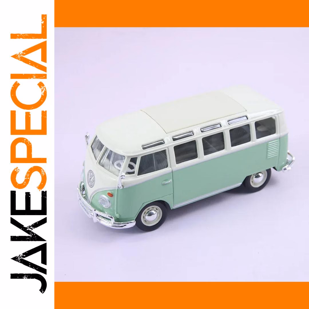 1:24 Scale Samba Retro Van Model in Green - Image 6
