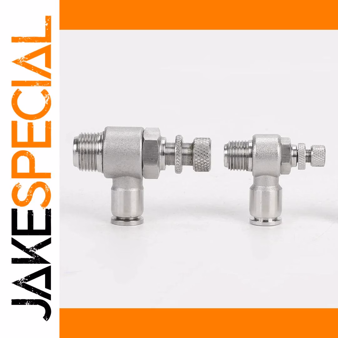 Throttle Valve 304 Stainless Steel with BSPT Threads - Image 4
