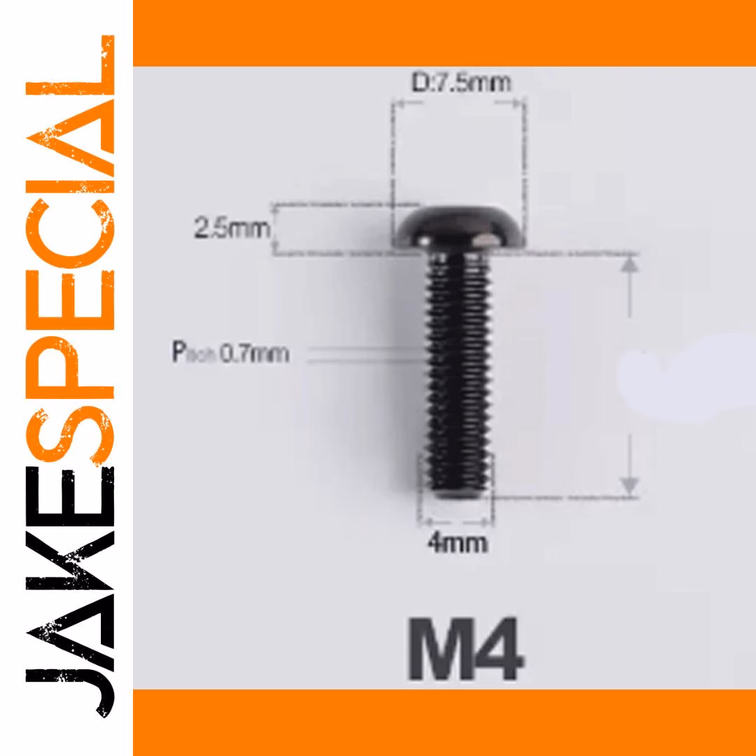 Titanium Alloy T20 Torx Screw Bolt M4 Various Lengths - Image 10