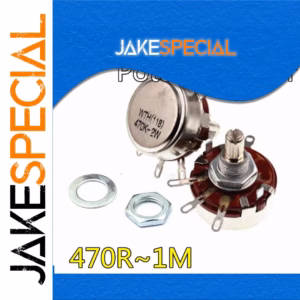 2PCS WTH118 Rotary Taper Potentiometers