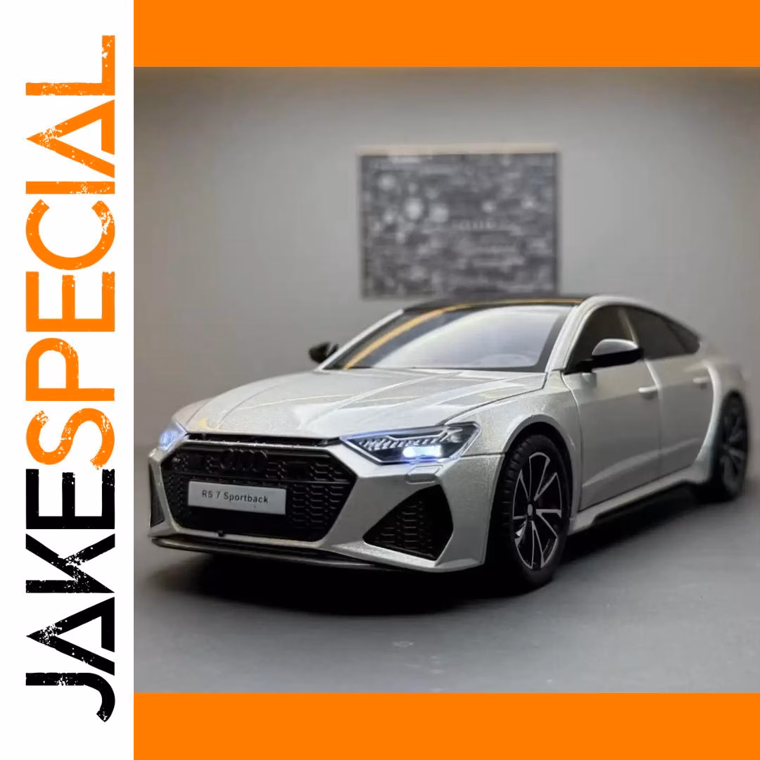 1:24 Scale RS7 Alloy Diecast Model Car - Image 5