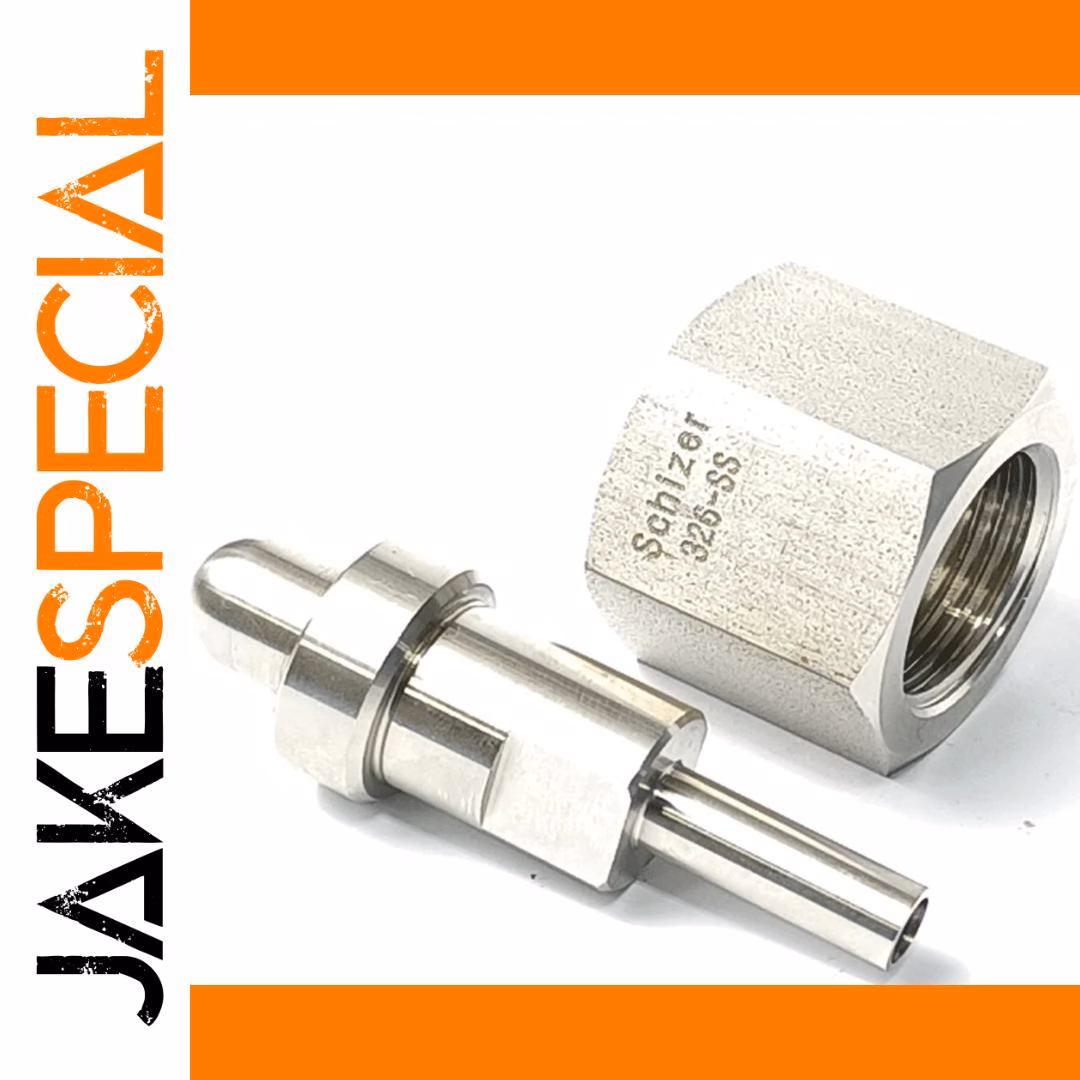CGA326 Stainless Steel Auto Weld Connector - Image 2