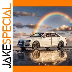 1:32 Scale Luxury Sedan Car Model White