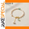 Natural Stone Pearl Pendant Bracelet 1PC