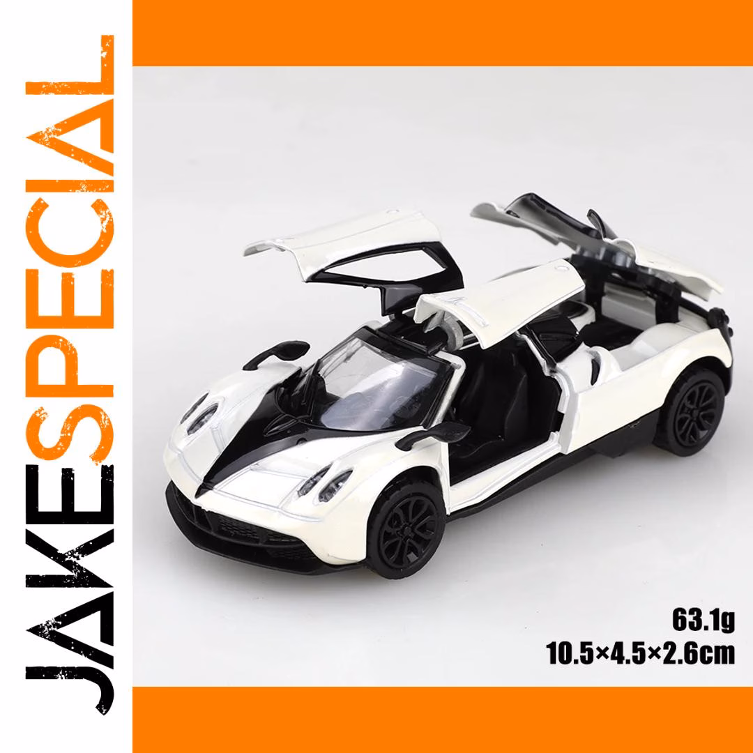 1:43 Scale Alloy Racing Car Model with Gullwing Doors - Image 8