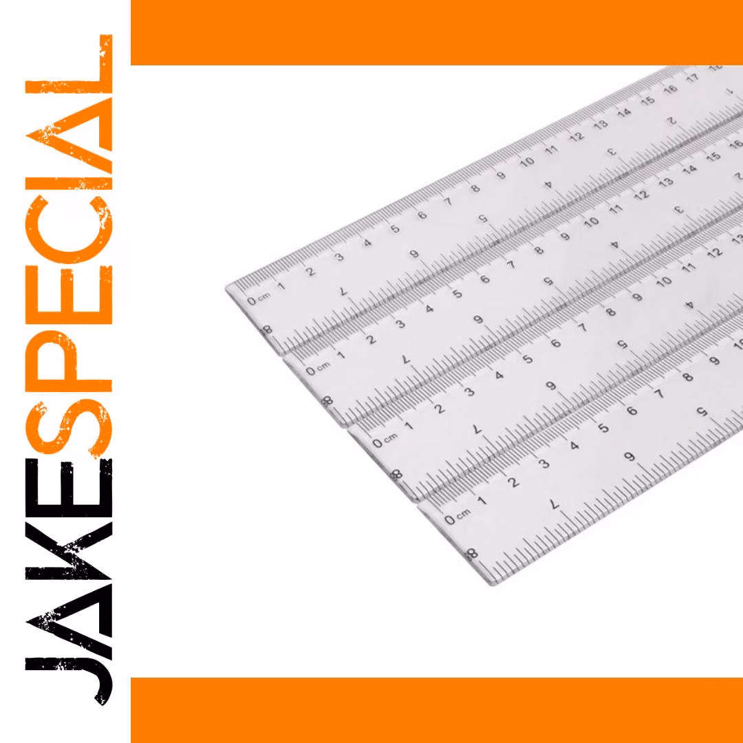 Transparent 20 cm Straight Ruler for All Uses - Image 5