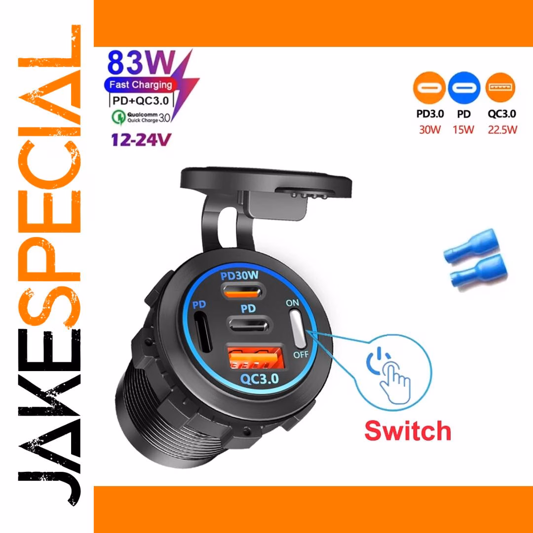 4 Ports Dual PD QC 3.0 USB Car Charger - Image 7