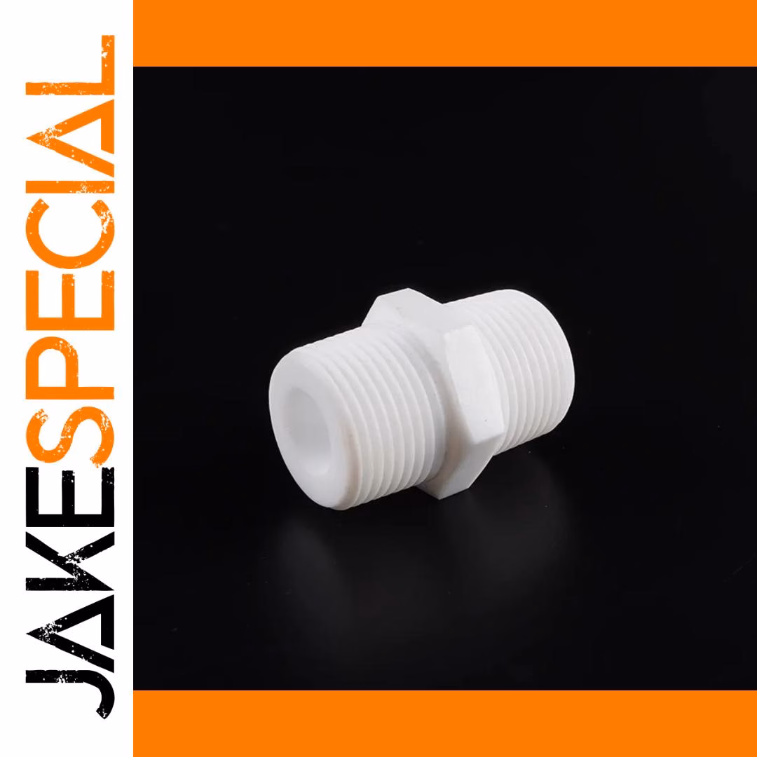 PTFE Male Hex Nipple Reducer Pipe Fitting - Image 4