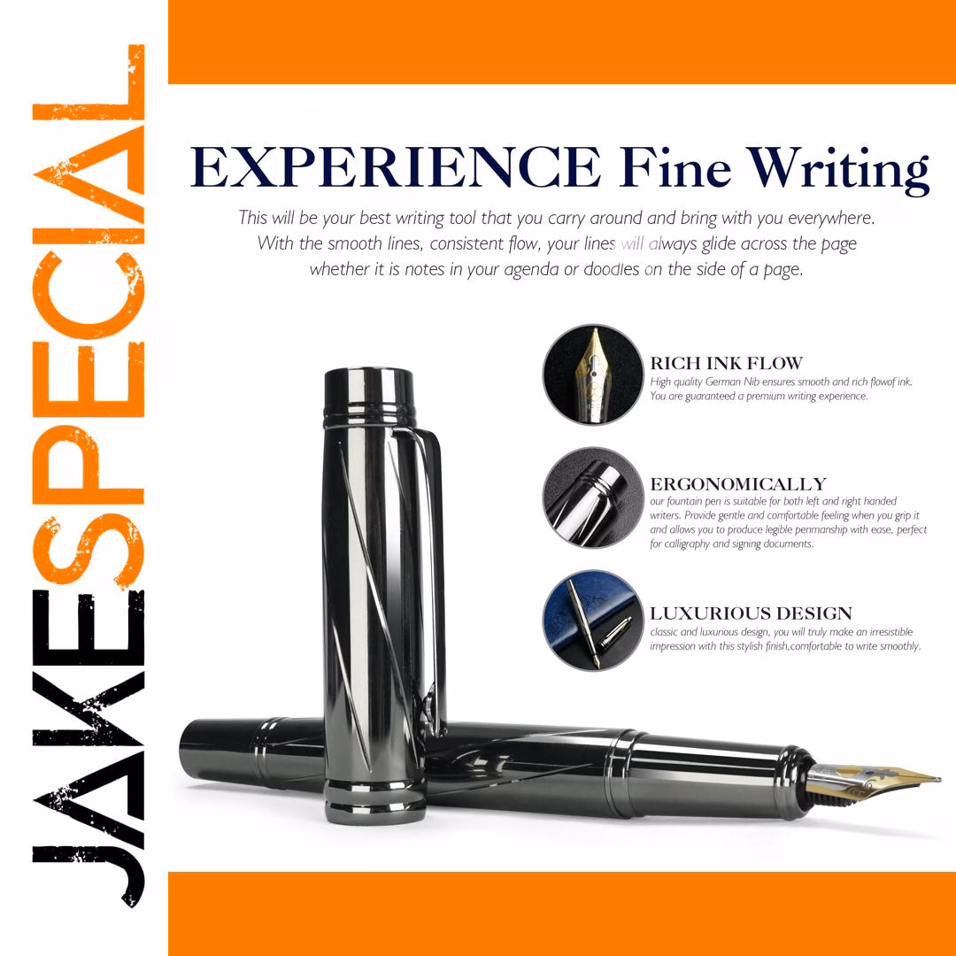 Luxury Fountain Pen with 0.5 mm Nib - Image 3