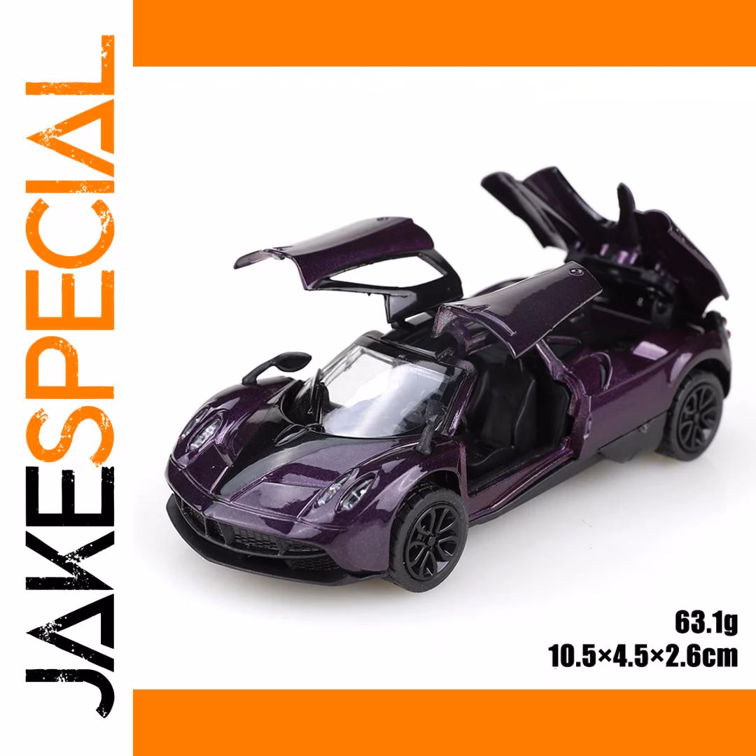 1:43 Scale Alloy Racing Car Model with Gullwing Doors - Image 7