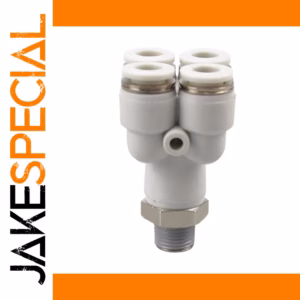 Y-Splitter Pneumatic Air Pipe Fitting 4-12mm