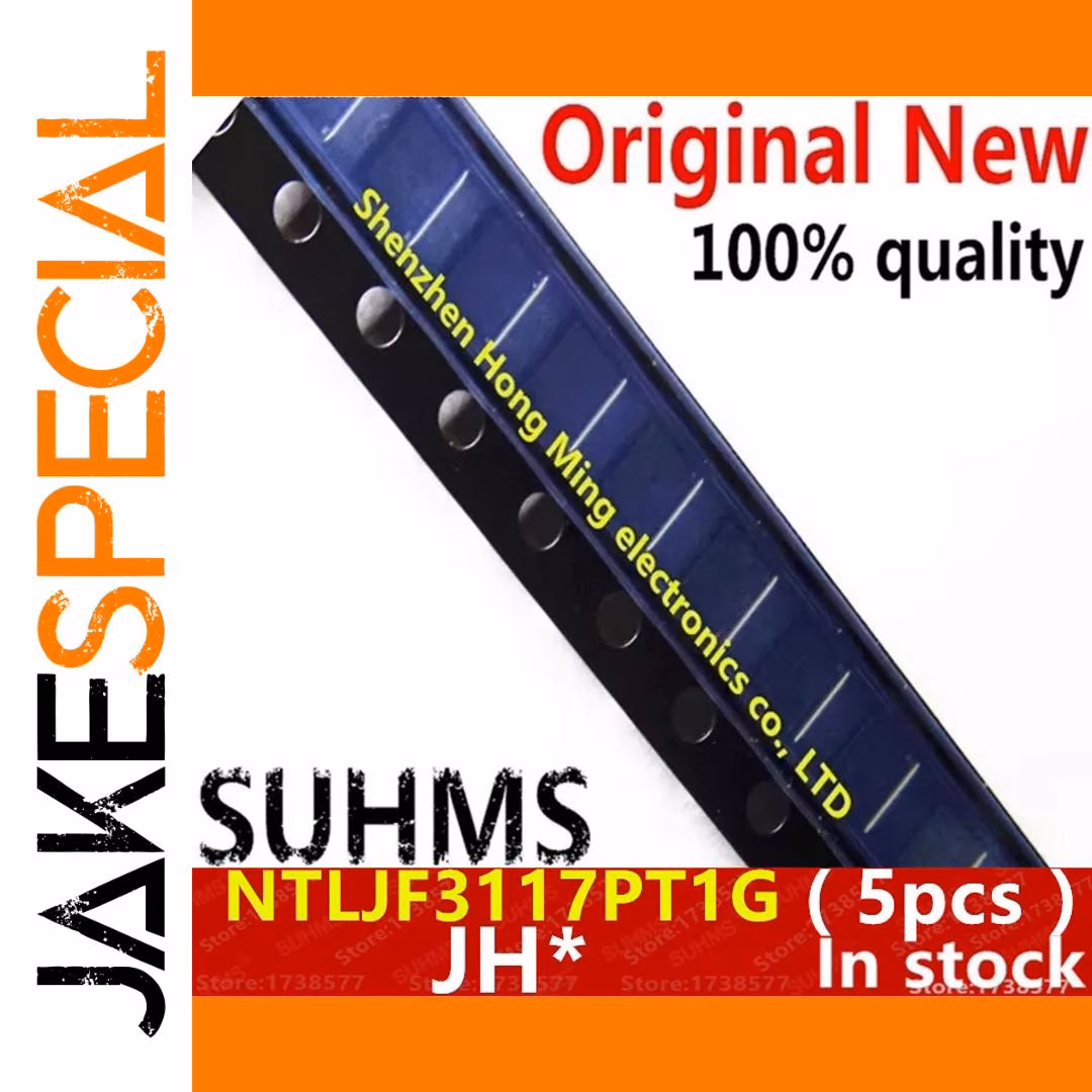 Set of 5 NTLJF3117PT1G Drive ICs QFN-6 Package