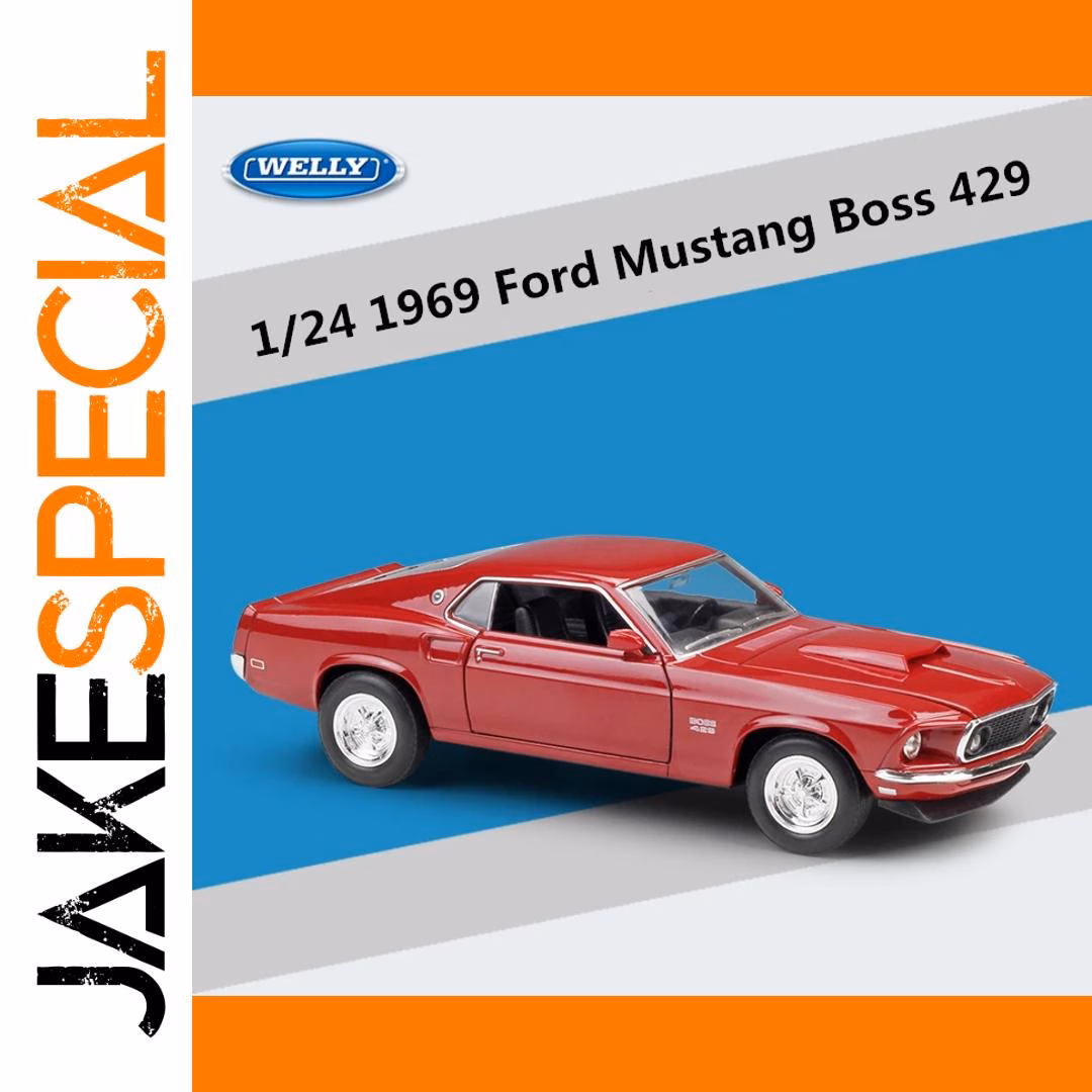 1969 Ford Mustang Boss 429 Model 1:24 Scale - Image 5