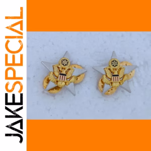 US Army Officer Lapel Pins with Eagle Insignia