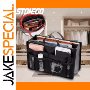 Multifunctional Bi-Fold Storage Bag - Black
