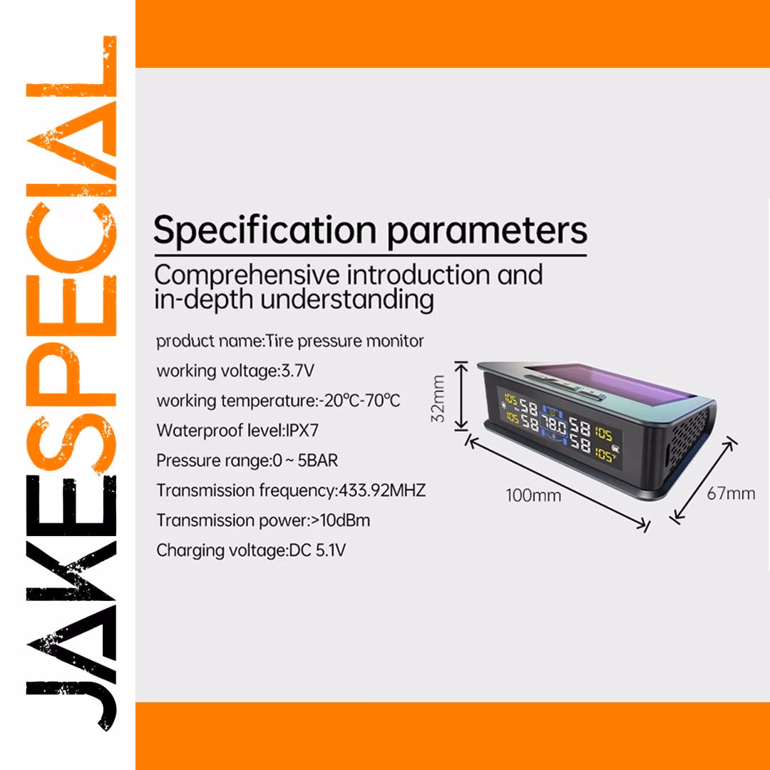 Wireless Tire Pressure Monitoring System with Sensors - Image 6