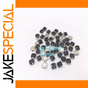 50-Pack Compact Micro Switches 4x4 mm