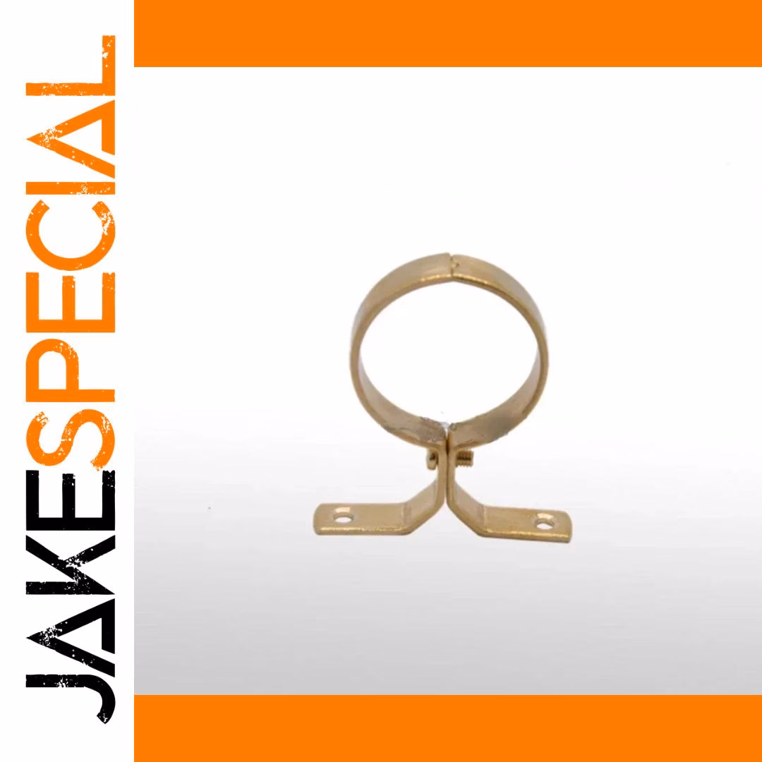 Brass Pipe Clamp Set for 12mm to 54mm Tubes - Image 2