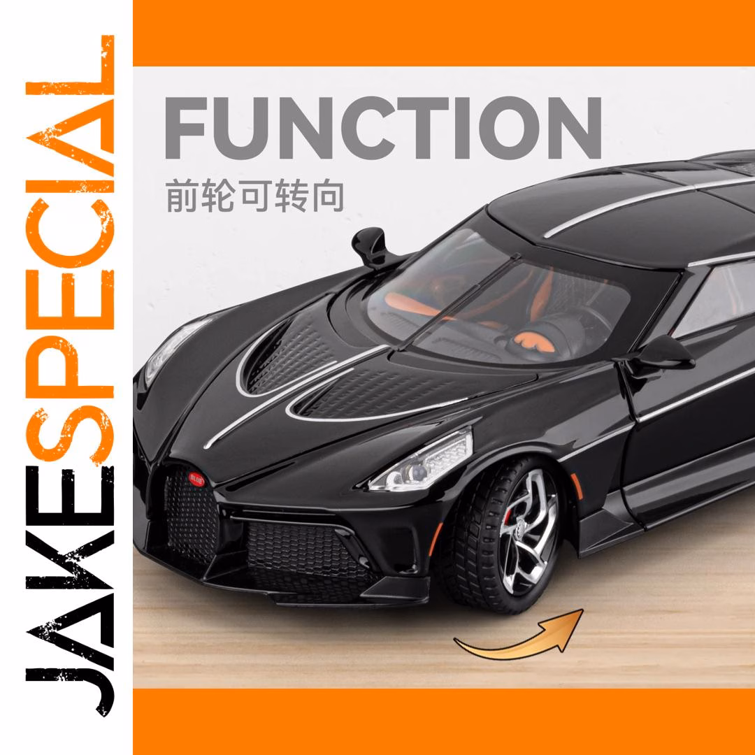 1:24 Bugatti La Voiture Noire Diecast Model - Image 5