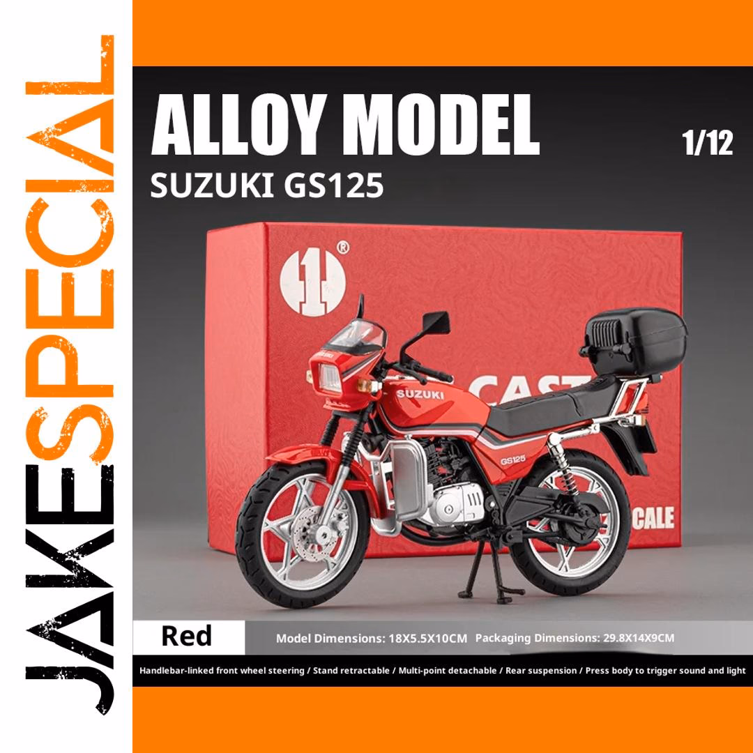 1/12 Scale Die-Cast GS125 Motorcycle Model - Image 7